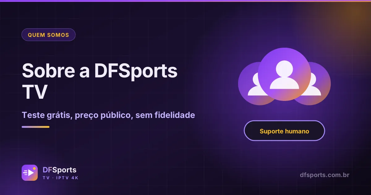 Equipe de suporte humano da DFSports TV